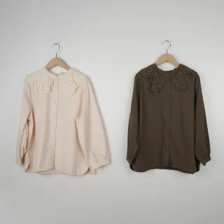 【MOSS CLUB】全棉小花印花翻領短袖上衣 藍 綠 歷史價格詳細信息