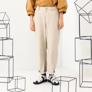 【MOSS CLUB】直條紋拼布-女七分褲 條紋 黃(黃色/版型寬鬆) 歷史價格詳細信息