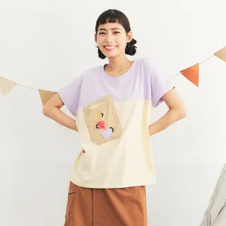 【Dailo】露肩印花傘狀-女短袖襯衫 印花 藍 粉(色/版型合身) 歷史價格詳細信息