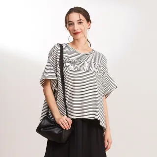 【MASTINA】棉質立領荷葉條紋正裝長袖襯衫 藍 白 (魅力商品) 歷史價格詳細信息