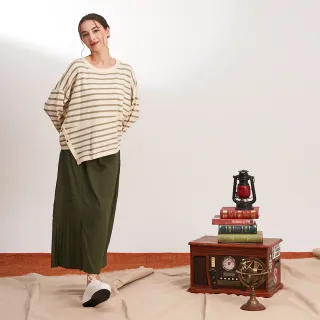 【MASTINA】前開衩高腰窄版-女長裙 開衩 黑 卡(二色/版型適中) 歷史價格詳細信息