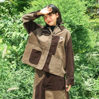 長袖襯衫 日系拼接深淺條紋刺繡休閒襯衫 cityboy【TJCS116】Doppler 現貨＋預購 歷史價格詳細信息