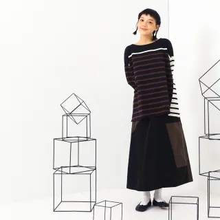 【MOSS CLUB】日系棉麻格多口袋-女長裙 格紋 藍 咖(二色/版型適中/新品搶先看) 歷史價格詳細信息