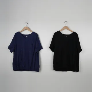 【MOSS CLUB】提花格子布前下襬抓摺短袖上衣 藍 黃 歷史價格詳細信息