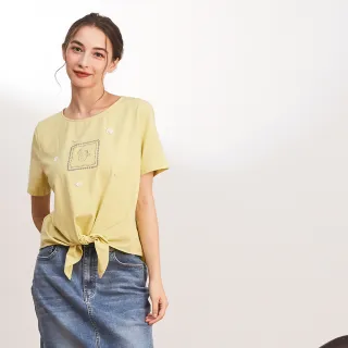 【MASTINA】綁結印花設計-女長袖上衣 綁結 藍 黑 白(三色/魅力商品/版型適中) 歷史價格詳細信息