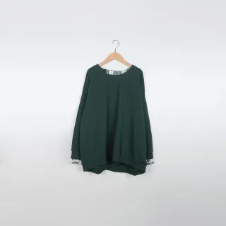 【MOSS CLUB】不對稱剪接羅紋圓領-女長袖上衣 不對稱 藍(藍色/魅力商品/版型適中) 歷史價格詳細信息
