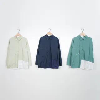 【MOSS CLUB】條紋拼接雪紡女短袖-上衣(二色) 歷史價格詳細信息