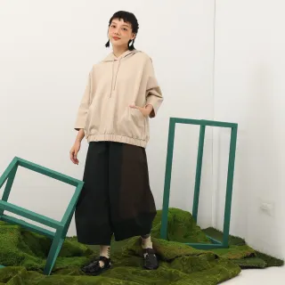 【MOSS CLUB】後腰鬆緊彈性斜紋蘿蔔-女長褲 斜紋 藍 黑 咖(三色/版型適中) 歷史價格詳細信息