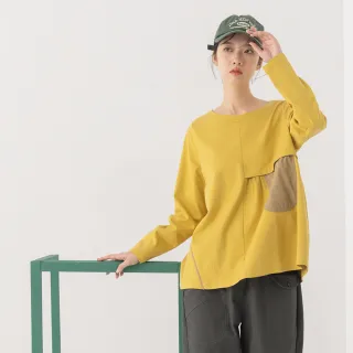 【MOSS CLUB】剪接彈性布料直筒-女長褲 彈性 藍 綠(二色/版型適中) 歷史價格詳細信息