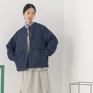 【MOSS CLUB】工裝感斜紋-女長袖襯衫 斜紋 藍 咖(二色/版型適中) 歷史價格詳細信息