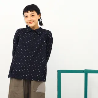 【MOSS CLUB】三角形印花後綁結-女七分袖上衣 綁結 藍 白 紫(三色/魅力商品/版型適中) 歷史價格詳細信息