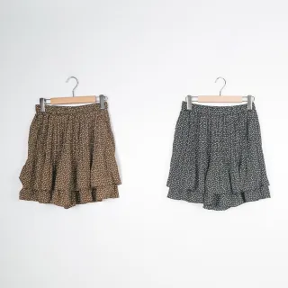 【CUMAR】小印花前縮擺兩件式雪紡短袖上衣 綠 米 歷史價格詳細信息