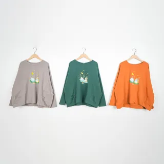 【MOSS CLUB】M小兔印花不對稱下擺襯衫領七分袖洋裝(黑 米/魅力商品) 歷史價格詳細信息