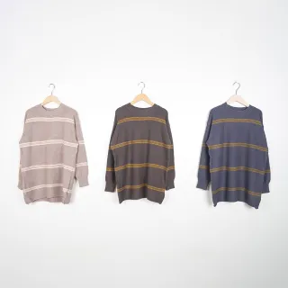 【MOSS CLUB】織紋長版長袖針織衫(綠 咖 黃/魅力商品) 歷史價格詳細信息