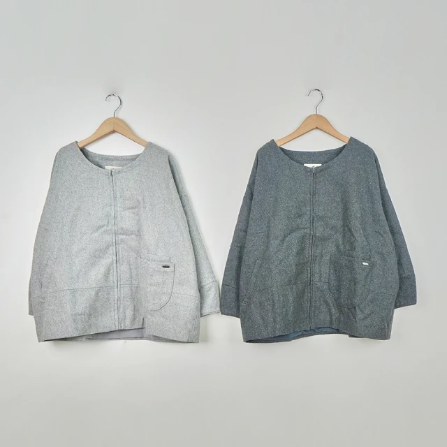 【MOSS CLUB】毛呢拼接壓棉襯衫型-女長袖外套 拼接 咖 黃(二色/魅力商品/版型適中) 歷史價格詳細信息