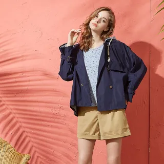 【CUMAR】 排釦異素材拼接壓褶長裙 藍 黑 歷史價格詳細信息