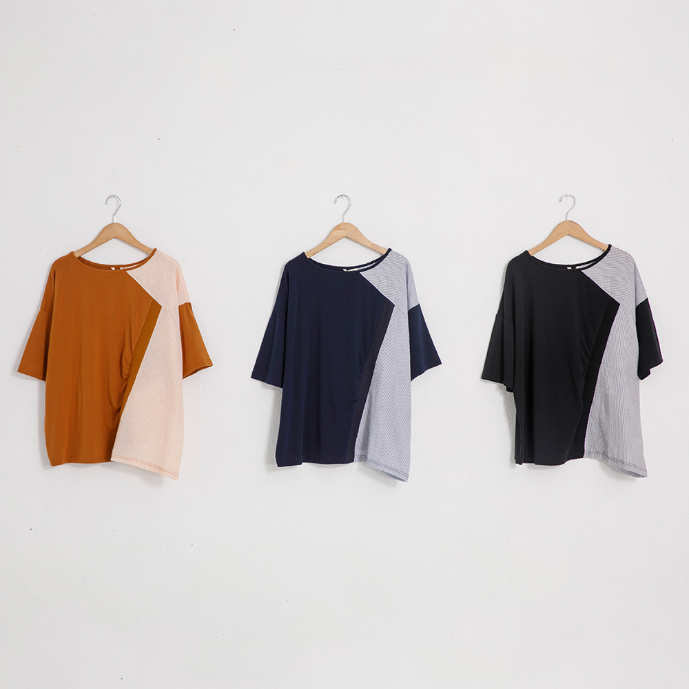 【MOSS CLUB】合身打摺雙色-女長褲 打摺 黑 咖 灰(三色/版型適中) 歷史價格詳細信息