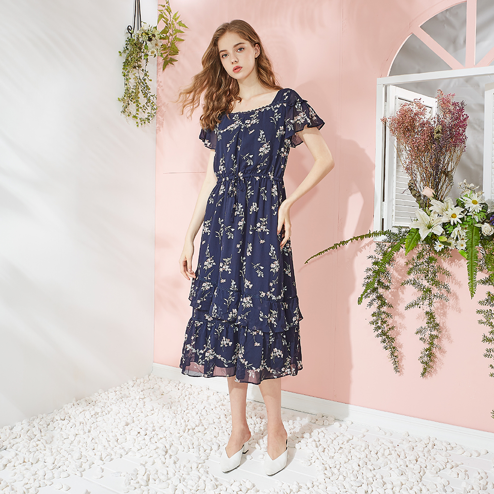 CUMAR 女裝 假二件下襬回拋前短後長七分袖上衣 歷史價格詳細信息