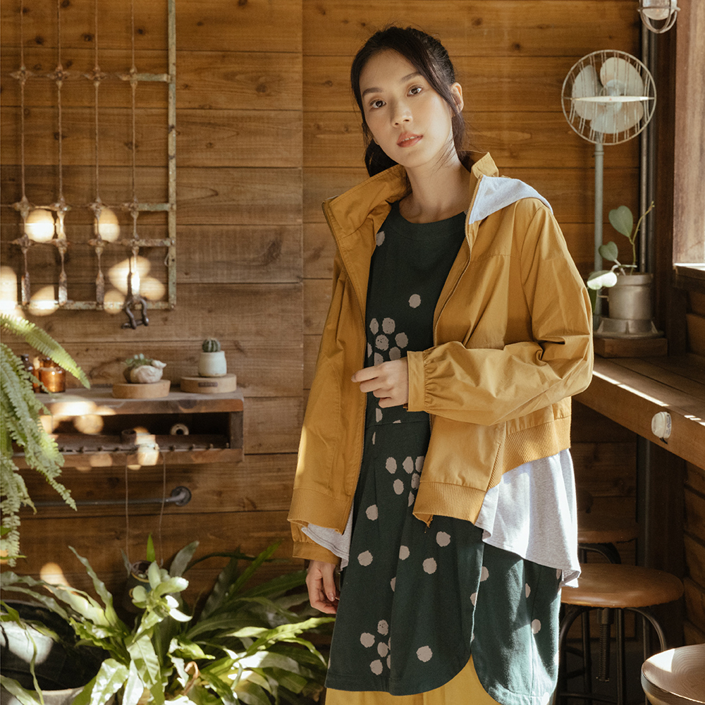 【MOSS CLUB】薄磨毛格子布剪接-女長袖洋裝 格子 黑 綠(二色/版型適中) 歷史價格詳細信息