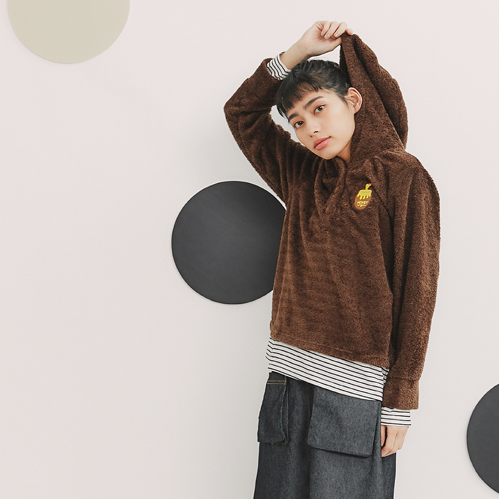 長袖上衣 小熊毛絨絨長袖T恤 刷毛保暖上衣 兒童毛衣 秋冬童裝 CA11707 好娃娃 歷史價格詳細信息