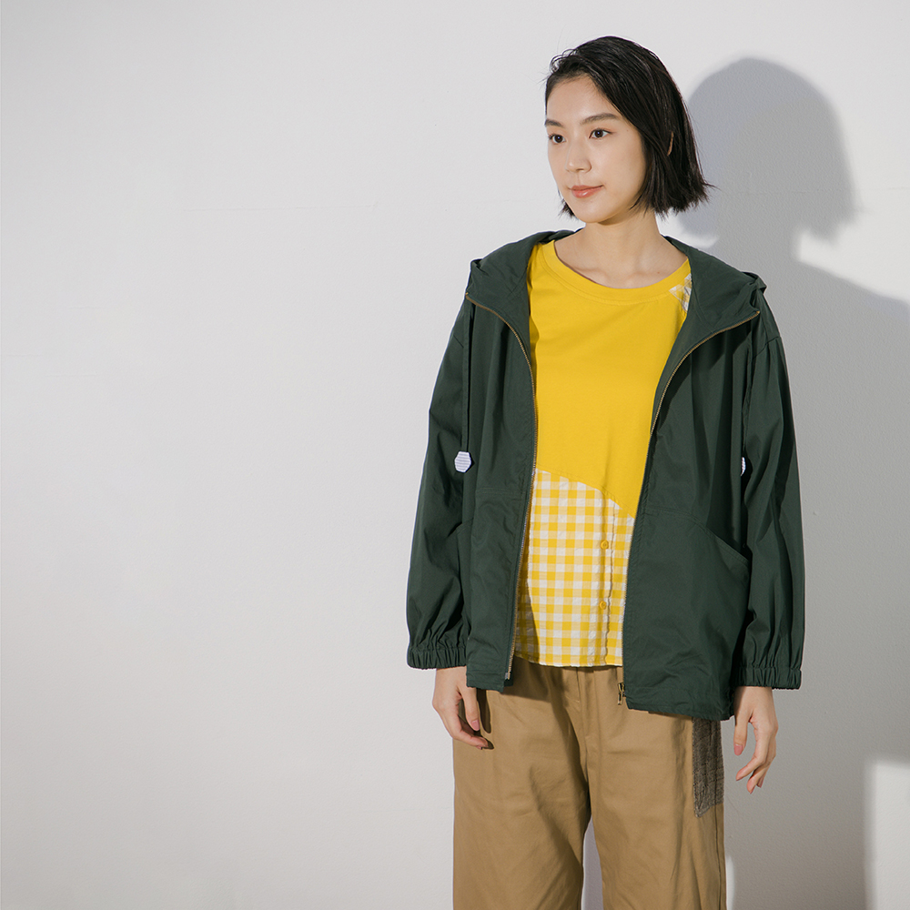 【MOSS CLUB】輕薄透格布可綁結開襟襯衫-女長袖洋裝 綁結 綠 卡(二色/版型適中) 歷史價格詳細信息