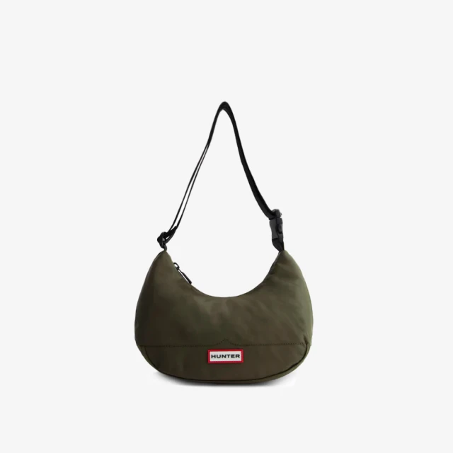 【HUNTER】尼龍Keeper方形信使小包(黑色) 歷史價格詳細信息