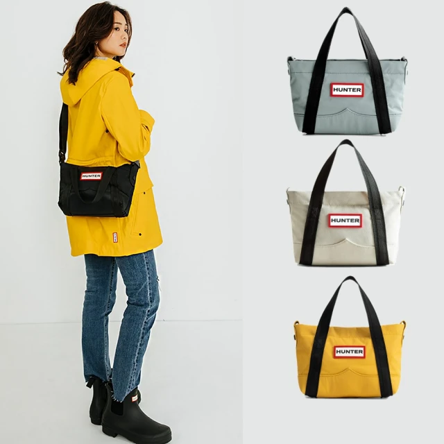 【HUNTER】尼龍Keeper方形信使小包(黑色) 歷史價格詳細信息