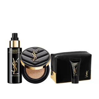 【YSL】官方直營 恆久完美透膚底妝組(新品上市/恆久完美霧光氣墊+恆久完美透膚煙染腮紅) 歷史價格詳細信息