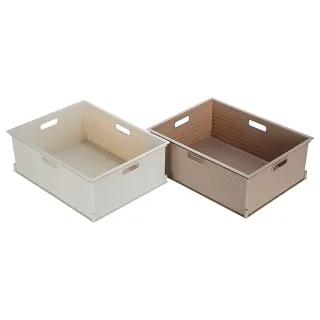 【KEYWAY 聯府】森本深型收納盒23L-6入 米色/咖啡色(堆疊收納 整理盒 置物盒 MIT台灣製造) 歷史價格詳細信息