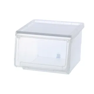 【KEYWAY 聯府】面寬45cm Line450直取式整理箱附輪46L-6 入(前掀蓋收納箱 置物箱 白透 LN450) 歷史價格詳細信息