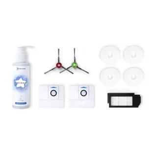 【ECOVACS 科沃斯】X1 OMNI／T10 OMNI年度耗材禮盒(集塵袋+清潔液+水洗圓拖布+邊刷+滾刷+濾芯) 歷史價格詳細信息