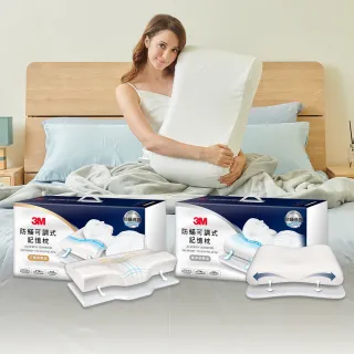 【3M】防蹣可調式記憶枕-工學助眠型/側仰舒眠型兩款任選-內附防蹣枕套(尾牙超值3入組) 歷史價格詳細信息