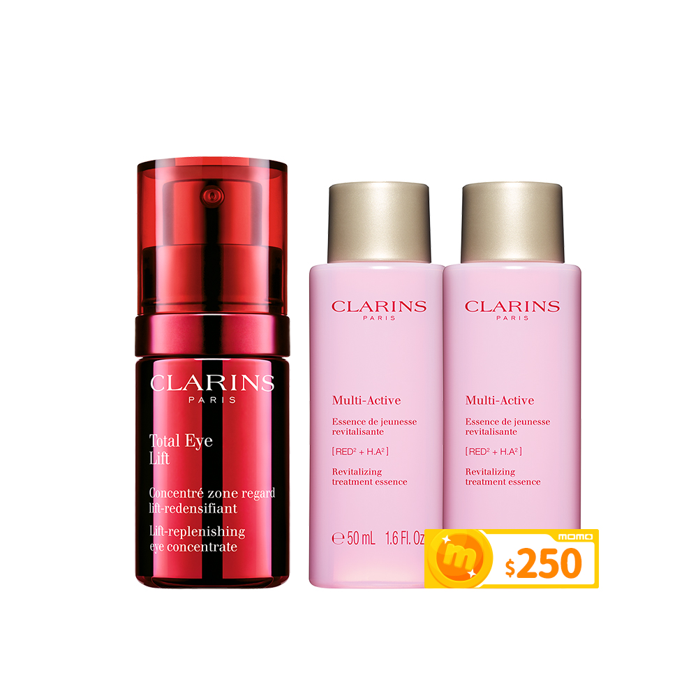 《CLARINS 克蘭詩》眼霜東西軍（黃金亮眼萃 0.9ml x 3 + 全效緊緻眼霜 3ml x 1） 歷史價格詳細信息