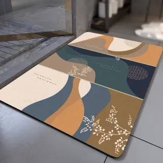 【FL 生活+】硅藻土快速吸水防滑軟地墊-40x120cm(A-088) 歷史價格詳細信息