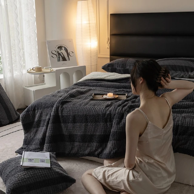 【FL 生活+】暖暖被-雙人基本款-150*200公分-輕奢極柔安哥拉兔絨x羊羔絨雙面複合特重(FL_305) 歷史價格詳細信息