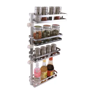 不銹鋼可壁掛免打孔一體全收納架(2入組) 歷史價格詳細信息