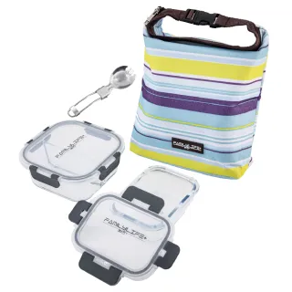 【FL生活+】秒扣可微波強化耐熱玻璃保鮮盒-長型 雙格半隔斷 640ml 便當盒 SGS檢驗合格 FL-236 歷史價格詳細信息