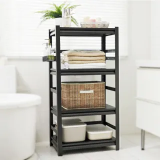 【FL生活+】快裝式岩熔碳鋼四層耐重置物架-30*50*118(FL-263) 歷史價格詳細信息