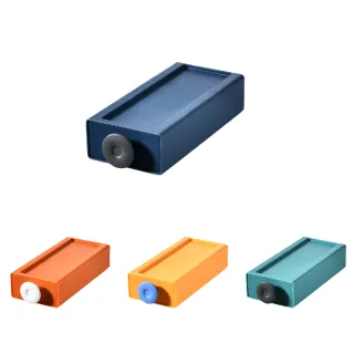 【FL 生活+】20x30x10-撞色系百變抽屜收納盒-豔陽橘(YG-122) 歷史價格詳細信息