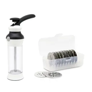 OXO 餅乾擠壓器烘焙3件組(餅乾擠壓器+止滑攪拌盆-2.8L+刮刀-小) 歷史價格詳細信息