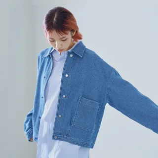 【plain-me】SAAKO 提花水洗丹寧口袋外套 SAA1112-232【新品上架】<女款 牛仔外套 丹寧外套> 歷史價格詳細信息