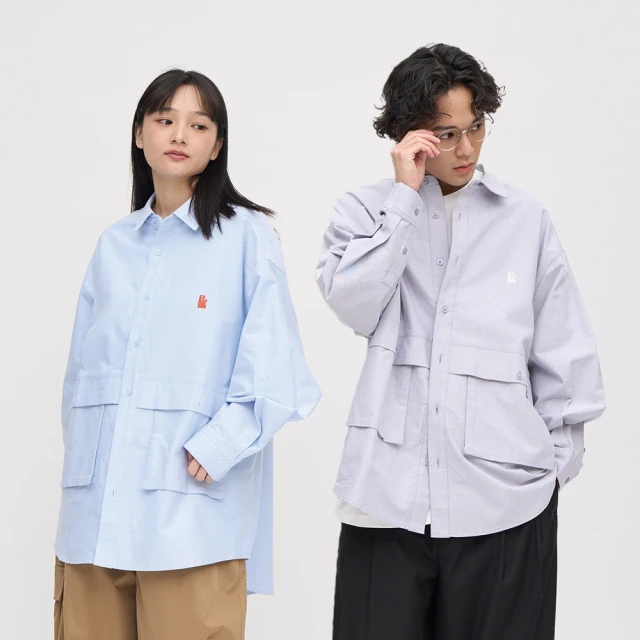 【plain-me】PM-LOGO立體大口袋牛津襯衫 PLN3347-241(男款/女款 共3色 襯衫 休閒長袖上衣) 歷史價格詳細信息