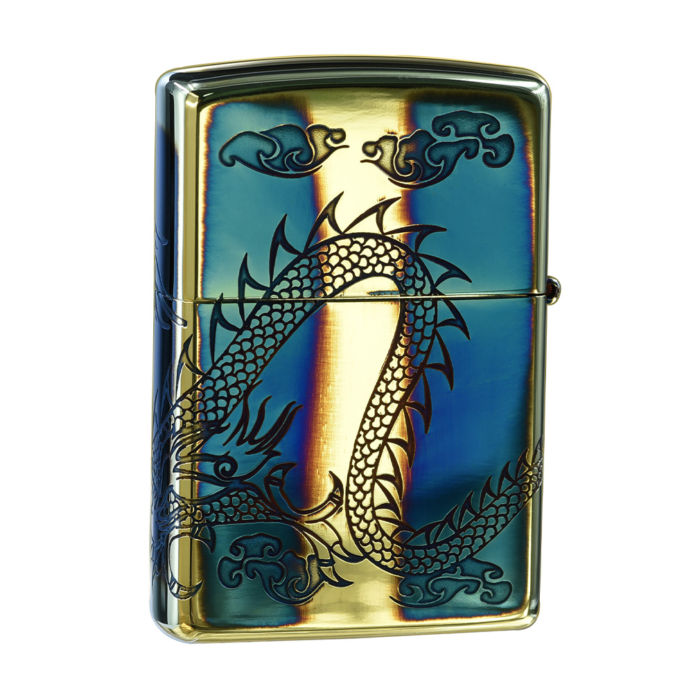 ZIPPO 天翔龍紋金(加厚版)防風打火機 日本設計 官方正版 現貨 限量 禮物 送禮 終身保固 ZA-3-17A 歷史價格詳細信息