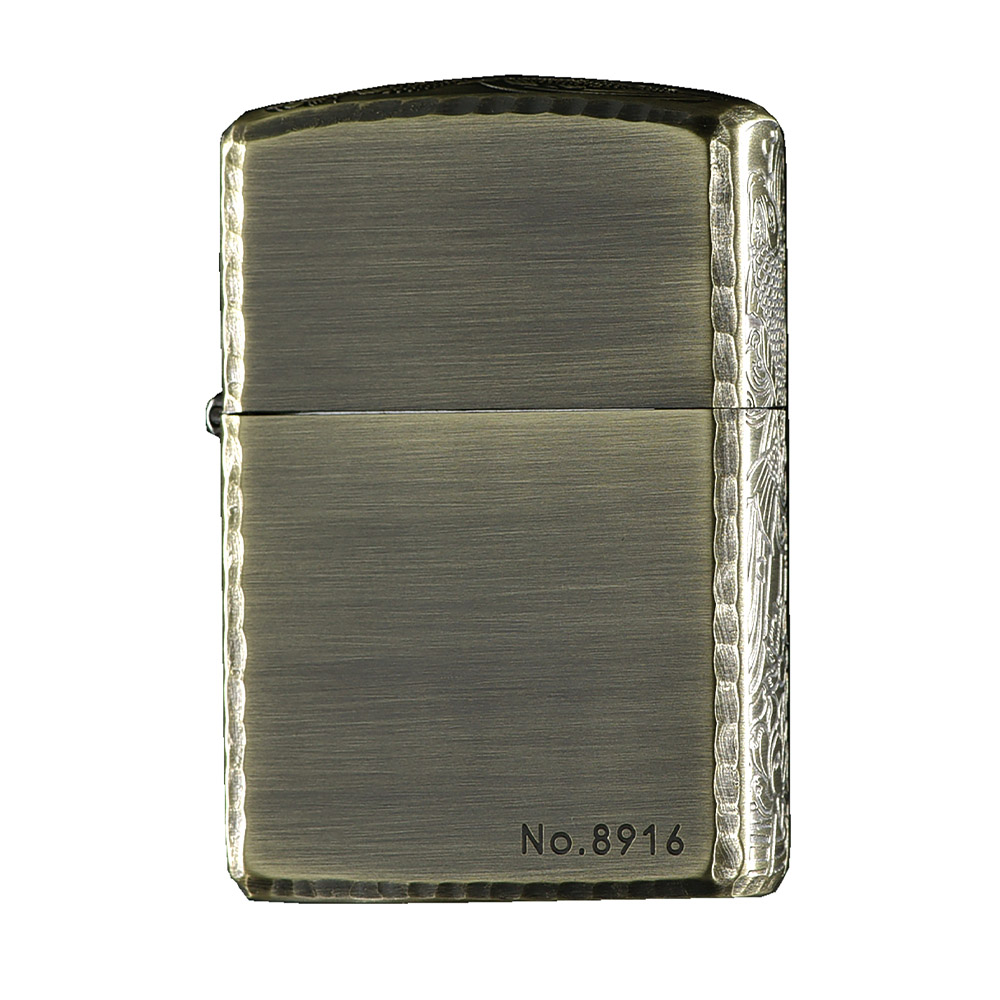 ZIPPO 鯉魚游水(髮絲紋銅)防風打火機 日本設計 ZA-4-8A 歷史價格詳細信息