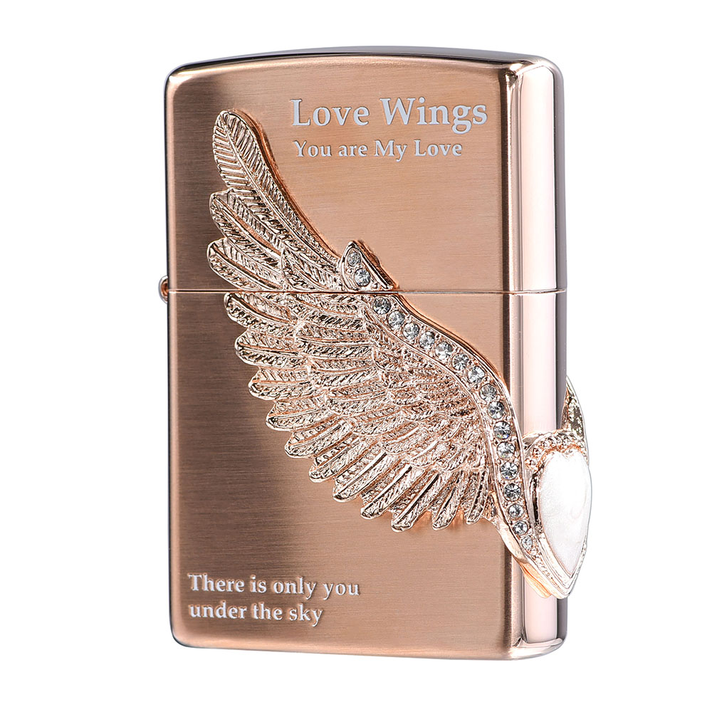 ZIPPO 愛情之翼(黑冰)防風打火機 韓國設機 ZA-1-16A 歷史價格詳細信息
