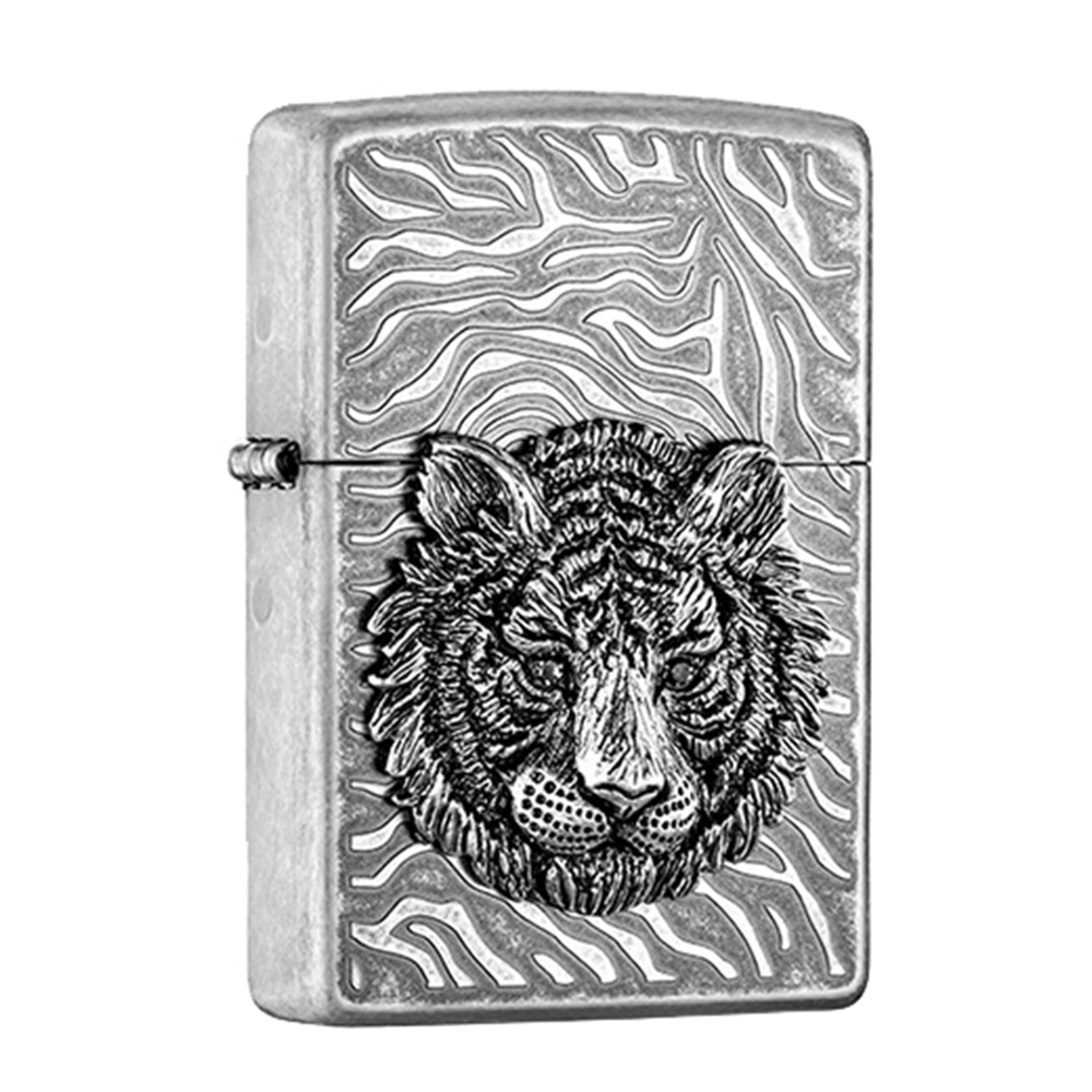 ZIPPO 鑽眼黃金之虎防風打火機 韓系設計 ZA-1-4 歷史價格詳細信息