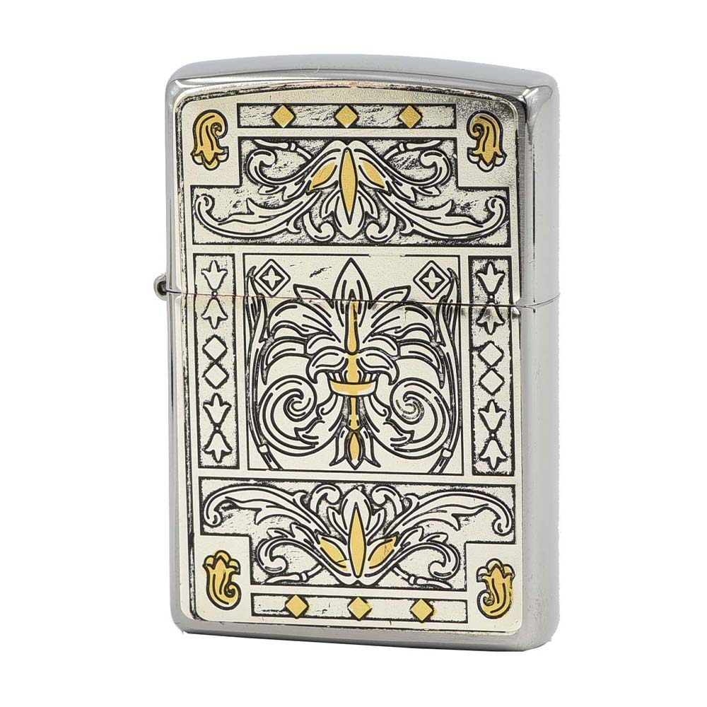 ZIPPO 百合花紋防風打火機 日本設計 ZA-5-63A 歷史價格詳細信息