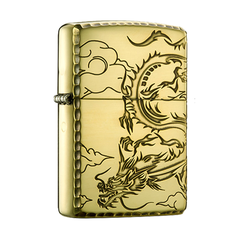 ZIPPO 騰龍雲出(銀色)防風打火機 日本設計 官方正版 現貨 限量 禮物 送禮 終身保固 ZA-3-5A 歷史價格詳細信息