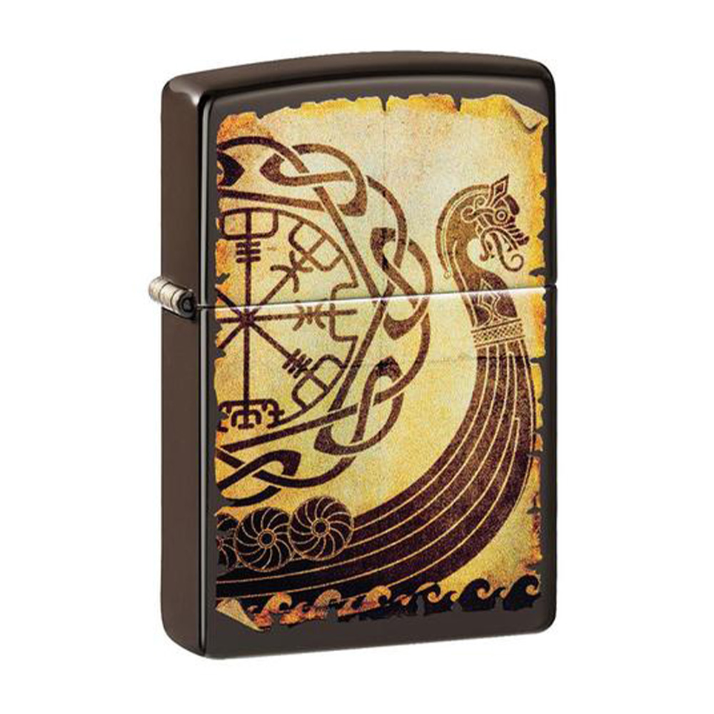 ZIPPO 維京戰艦防風打火機 美國設計 49182 歷史價格詳細信息