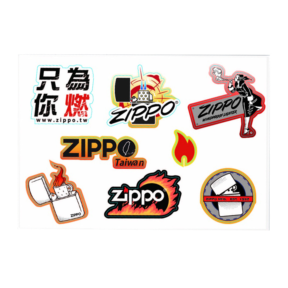 ZIPPO 超燃燒ZIPPO貼紙 滿額贈 貼紙 歷史價格詳細信息